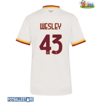 AS Roma Wesley Franca #43 Bortedrakt Dame 2026-27 Kortermet